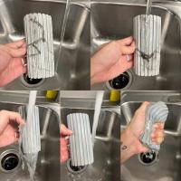 Esponja Mágica Humedo Duster De Microfibra Multifuncional Para Limpieza Del Hogar Cepillo De Limpieza Accesorios Esponja Para Pówer Y Limpiar Paredes Material Ecológico Para Cocina Baño Y Ventanas - details 2