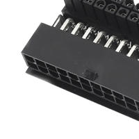 Adaptador De Alimentación ATX 24-Pin Femal a 24 Pin Macho Angulado Para Placa Base De Escritorio Cable De Alimentación - details 3
