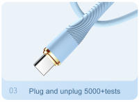 Cable De Carga Rápida PD 100W Tipo C a Tipo C De Silicona Líquida Para Xiaomi 13 Huawei Samsung S6 MacBook Cargador Para Ipad pro - details 17