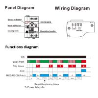 Interruptor Diferencial Auto Rearmable con Reconexión Automática 2P 40A 30mA 6Ka Clase AC ETEK - details 3