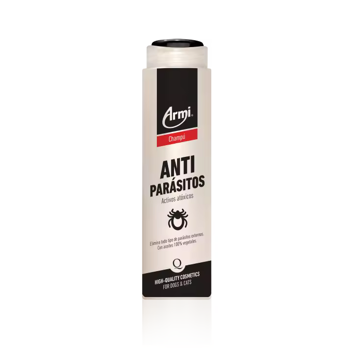 ARMI Champú Perro ANTIPARÁSITOS  225ml - Champú Perros Antiparásitos - Champú Perro - Champú Antiparásitos - 225 ml - - 1