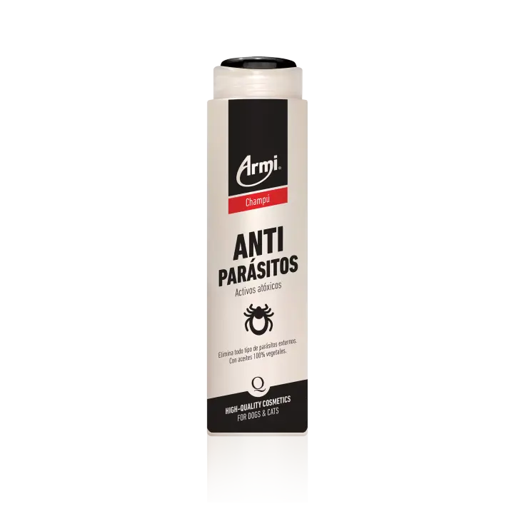 ARMI Champú Perro ANTIPARÁSITOS  225ml - Champú Perros Antiparásitos - Champú Perro - Champú Antiparásitos - 225 ml - - 1