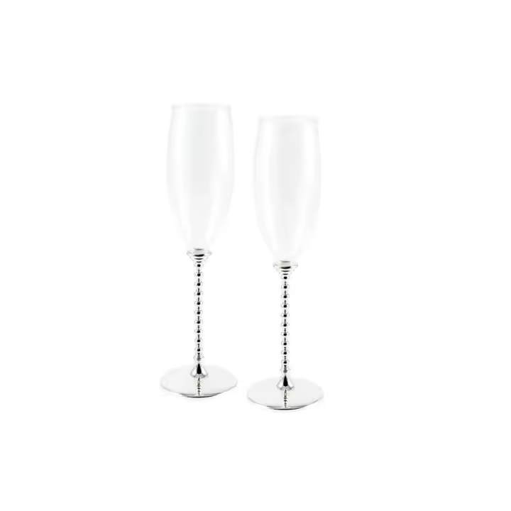 2 Copas Cava 25 cm. detalle bolitas diámetro 5 cm. - 1