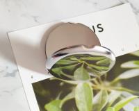 Espejo De Maquillaje Portátil Para Mujer Acero Inoxidable Plegable Pequeño Y De Diversas Formas Espejo Cosmético De Mano - details 4