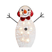 Luces LED De Payaso De Navidad Para Decoración De Jardín Y Exterior Lámpara De Neón De Figura De Navidad Para Hogar Y Vivero - details 3
