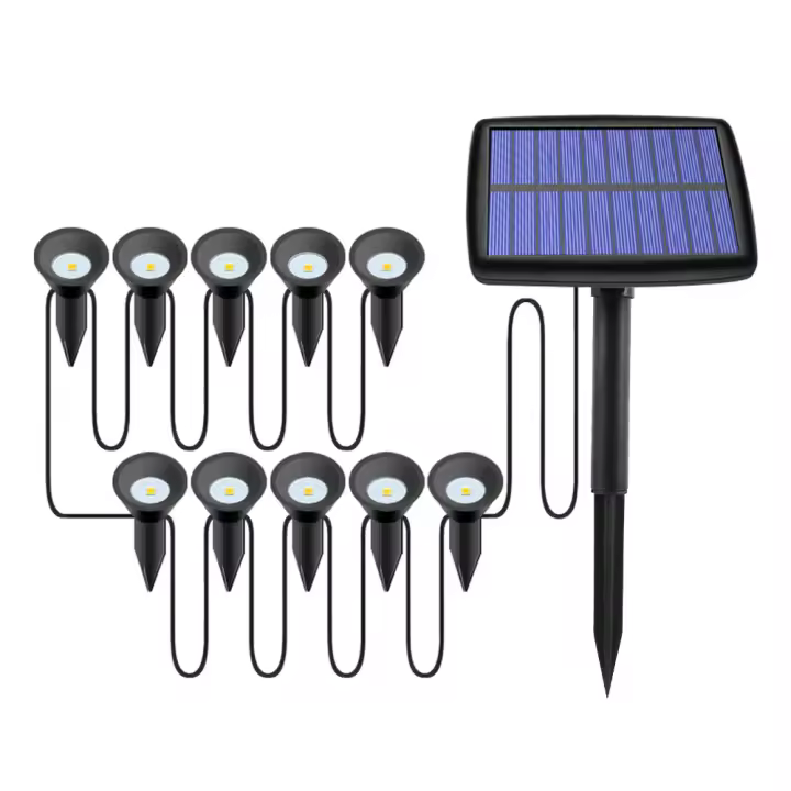 Luces Solares LED Para Camino Exterior Impermeables Lámparas De Jardín Iluminación De Paisaje Decoración De Patio Jardín - 1
