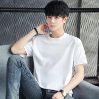 Camiseta De Algodón 100% Para Hombre De Calidad Superior En Negro Blanco Gris Estilo Casual Oversized Top Deportivo Para Todas Las Estaciones - details 3