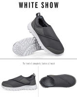 Zapatillas De Paseo Unisex Para Piernas Adelgazadas Y Dedos Hinchados Ajustables Con Cordones Y Cierre De Encaje Suela EVA Cómodas Para Otoño Invierno - details 19