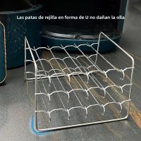 Soporte De Brochetas Para Air Fryer Vertical De Acero Inoxidable Accesorios Para Grillas Herramientas De Cocina Multi-pin - details 0