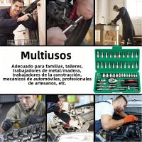 Juego De 46 Piezas De Llaves Y Destornilladores Métrico En Oro Y Naranja With Llavero De 1/4 Pulgada Para Reparación De Autos Y Herramientas De Mecánico - details 3