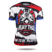 Camiseta De Manga Corta Para Hombre Estampado 3D De Muay Thai Moda Deportiva Casual Verano Transpirable Y Secado Rápido - details 7