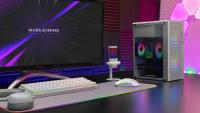 Mars Gaming MC-CORE, Caja Gaming Compacta MicroATX, Diseño Frontal Metal-Mesh, Ventana Lateral Completa, 2X Ventiladores FRGB 120mm - details 0
