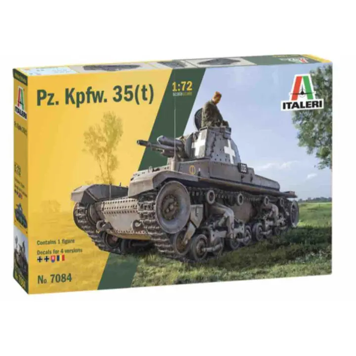 Panzer 35 T Italeri-7084 | Tanque Ligero Segunda Guerra Mundial - 1