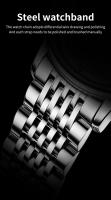 Reloj Mecánico Automático Para Hombre JSDUN Resistente Al Agua De Moda Casual Simple Pulsera De Acero Inoxidable Display Sin Números - details 10