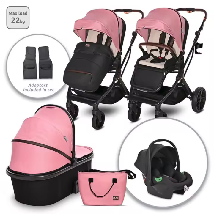 Lorelli Trio GLORY - Carrito de Bebé Glory con Capazo y Silla Reversible - 1
