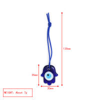 Lucky Eye Glass Drop Aceite Turco Mal De Ojo Colgante De Corazón De Mano De Fatima Para Puerta De Cuerda Tejida Joyería Para Hombres Y Mujeres Llavero De Moda - details 38