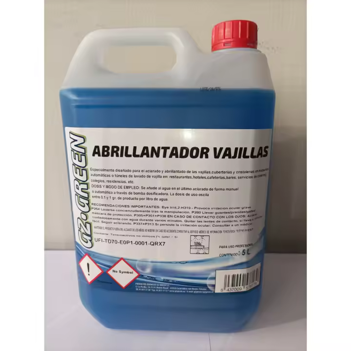 Abrillantador vajillas en formato de 5 litros fácil y práctico. - 1