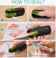 Mini Sellador de Bolsas Recargable Al Vacío de Calor 2 en 1 - details 2