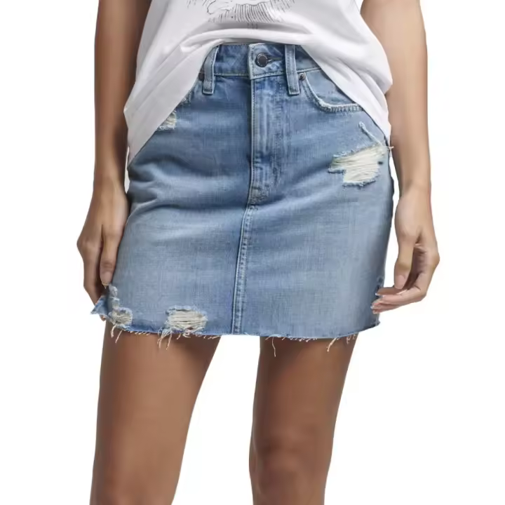 Superdry Falda Vintage Denim Mini Azul - 1