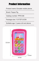 Peppa Pig Teléfono Móvil De Juguete Para Niños Edición De Emulación Con Sonido Y Luz Musicales Tablero De Juego Educativo Para Niños Aprendizaje Temprano - details 4