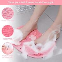 Silicone foot cleaner for shower, silicone foot cleaning brush, silicone foot cleaner to clean and massage feet in the shower - details 2