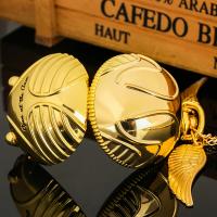 Reloj De Bolsillo Cuarzo Grande Y Pequeño Golden Snitch Con Colgante De Ángel Y Patrón De Cuarzo Para Hombres Y Mujeres Moda Casual Sin Etiquetas - details 4