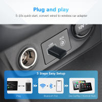 Adaptador 2en1 Inalámbrico Carplay Para Coche Android Auto Dongle Inteligente 2024 5G WIFI Compatible Con Volvo Benz Audi Kia Hyundai VW Mazda Cadillac - details 7
