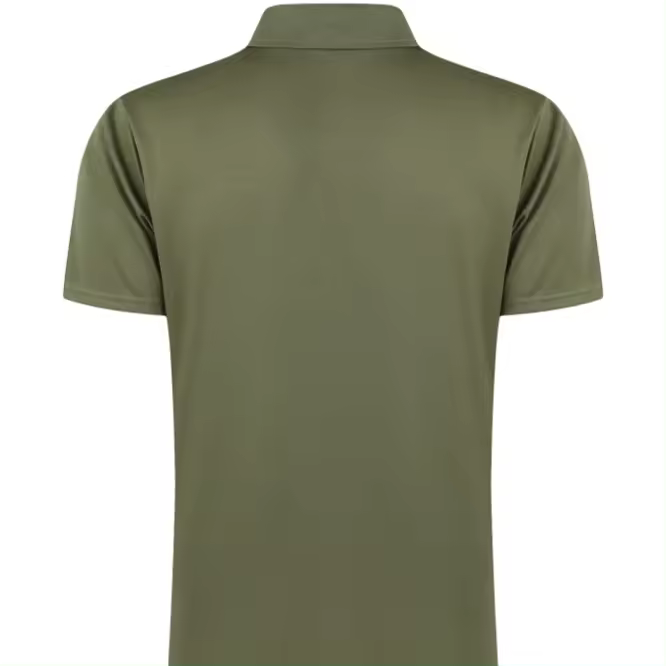 Men's Summer Polo Shirt, Solid Color Short Sleeve Lapel Casual T-Shirt - 1