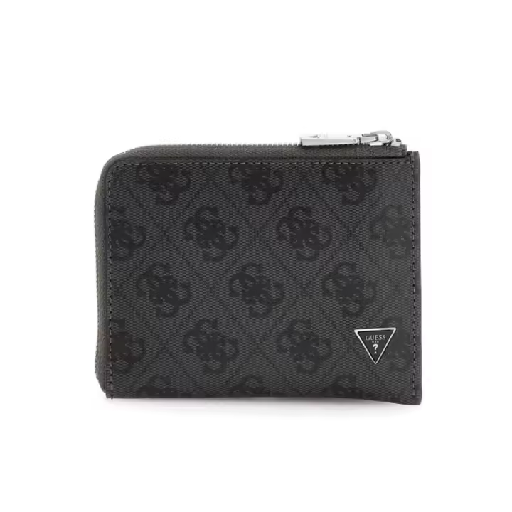 Cartera Guess Madrid negra con cremallera para hombre - 1