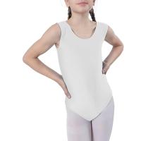 Maillot Ballet Danza Niñas sin Mangas, Maillot Baillot de Cuello Redondo para Gimnasia Baile Fiesta Body con Tirante ancho - details 2