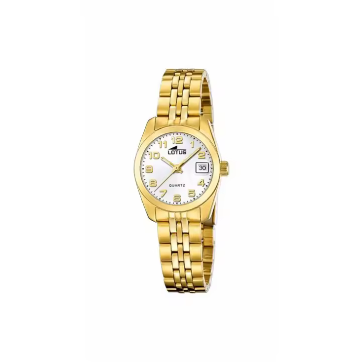 RELOJ LOTUS FREEDOM BLANCO CORREA DE ACERO INOXIDABLE 316L. RELOJ CON NÚMERO VISIBLES - 1