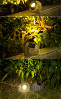 Lámpara Solar Para Jardín Decoración Exterior Impermeable LED Iluminación De Paisaje Jardín Luz De Escenario De Piedra Simulada Luz De Camino - details 8