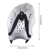 1 Par De Palas De Entrenamiento De Natación Guantes De Snorkel Y Escuba Diving Ajustables Con Correas De Silicona Para Deportes Adultos - details 24
