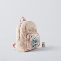 Mochila De Peluche Disney Para Niños Diseño De Stitch Moda Y Divertida Para Escolares Bolsa De Aula Dulce Regalo Otoño - details 5