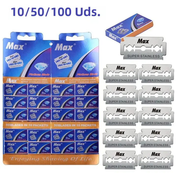 Cuchilla De Afeitar De Acero Inoxidable Para Limpieza Sin Rusticidad Cabeza Compacta Y Portátil Para Hombres Calvos Uso Doméstico - 1