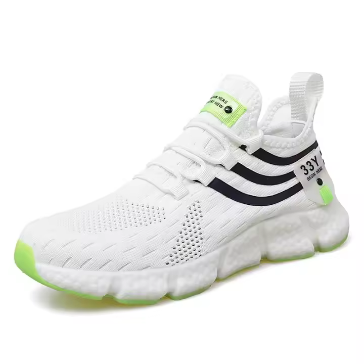 Zapatillas De Tenis Para Hombre 2024 Malla Transpirable Y Cómodas Zapatos Casuales De Exterior With Cordones - 1