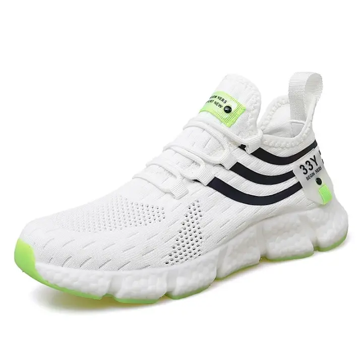 Zapatillas De Tenis Para Hombre 2024 Malla Transpirable Y Cómodas Zapatos Casuales De Exterior With Cordones - 1