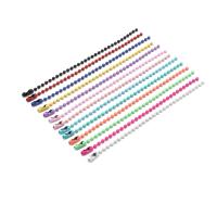 Cadenas De Bolas Para Manualidades Joyería DIY Conector De Etiquetas De Mano Y Llaveros 20/40/60/80pcs Longitud 11.5cm Metal - details 1