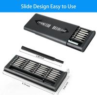 Juego De Destornilladores De Precisión 25 En 1 Para Coche Kit Multifuncional Con Imán Fuerte Herramientas Manuales Mini Para Reparación De Computadoras Y Móviles - details 5