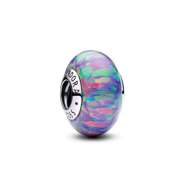791691C05 - Charm en plata de ley Morado Opalescente 791691C05 PANDORA Raíz Joyas Pandora MUJER inicio Charm Pandora Mujer Pandora Original - 1