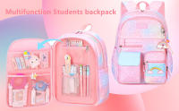Mochila para Niñas Líder y Bonita de Gran Capacidad - 17,7*13,4/15,7*13,4 Pulgadas - Diseño Reflectante - Pink, Morado, Azul - details 0