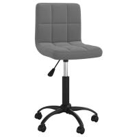 vidaXL Silla de comedor giratoria de terciopelo en color Gris oscuro/Rojo vino tinto/Azul y más | cómodas modernas ergonómicas para comedor cocina salón hogar - details 0