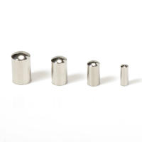20pcs Tornillos De Acero Inoxidable De Color Oro Para Hecho De Joyería DIY Cierre De Encaje Para Cuerda De Metal - details 3