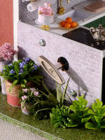 Puzzle 3D De Madera Para Niños Juguete Hecho a Mano DIY Pequeña Villa Jardín De Monet Regalo De San Valentín Para Novia - details 8