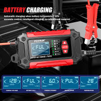 Cargador De Batería De Coche FOXSUR 12V 6A FTC-1206 Para Motocicleta Camión Mantenedor De Baterías De Agua Y Ácido Líquido Con Pantalla LCD Digital - details 8