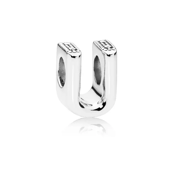 Pandora Joyería Charm Letra U 797475 , para Mujer - 1