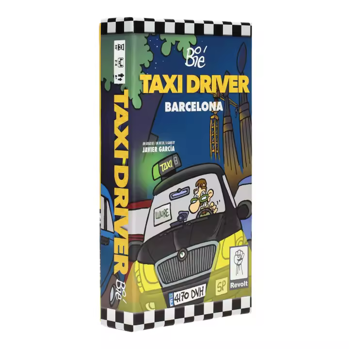 SD GAMES - Taxi Driver - Juego de Cartas - Entretenimiento de papel - Formato 10,5X19,5X0,3cm - 1