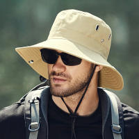 Gorro De Pescador De Verano Con Gran Alas Protección UV Impermeable Para Hombre Sombrero De Sol Para Senderismo Pesca Escalada Safari - details 15
