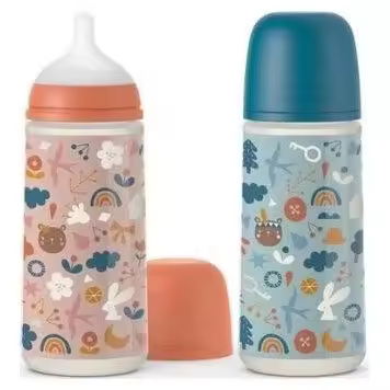 Suavinex Biberón Tetina Fisiol,Silicona T/L 360Ml - 1