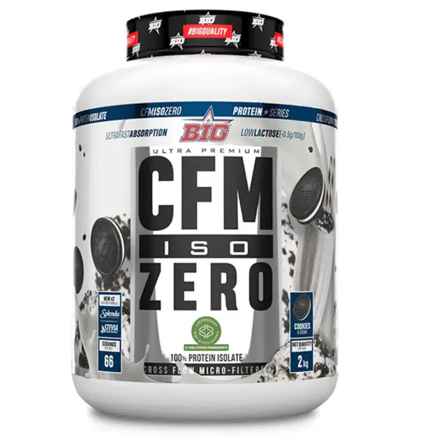 Big - CFM ISO ZERO - 2kg - proteína de alta calidad - Regalo Shaker valorado en 7,95€  - - 1